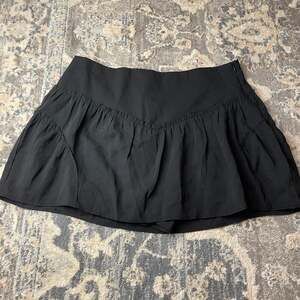 Zara Black Mini Skirt (with built in shorts)